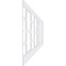 Ekena Millwork 40"H x 94 1/2"W Granby PVC Wainscot Paneling Kit WPK40X94GBY - alternate 3